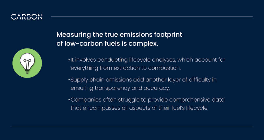 Environmental Impact: Do Low-Carbon Fuels Truly Lower Emissions?