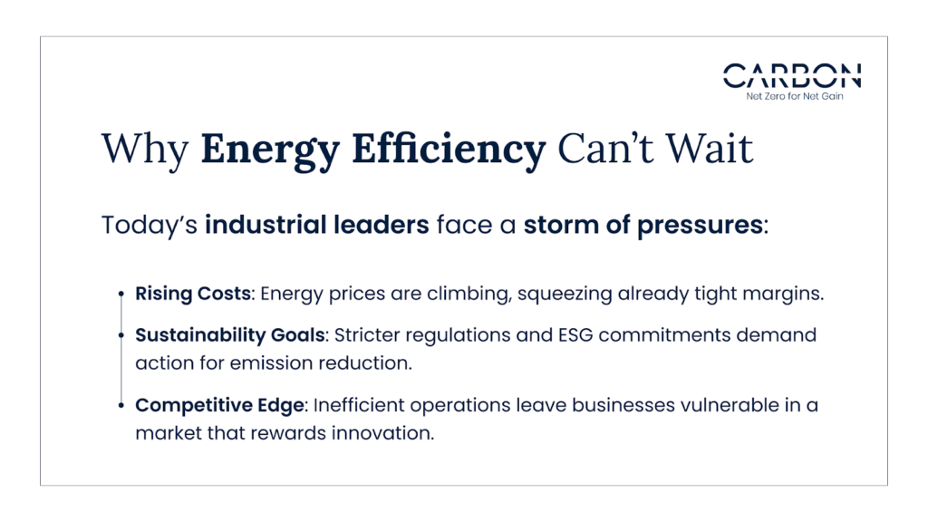 Why Energy Efficiency Can't wait