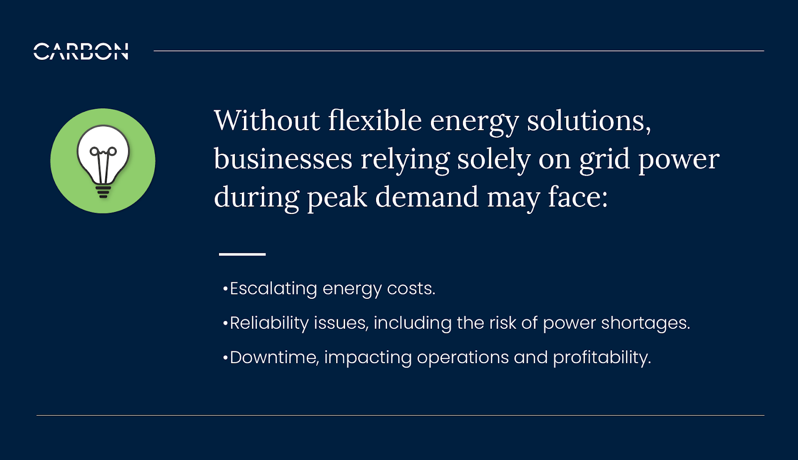  The importance of flexible energy solutions