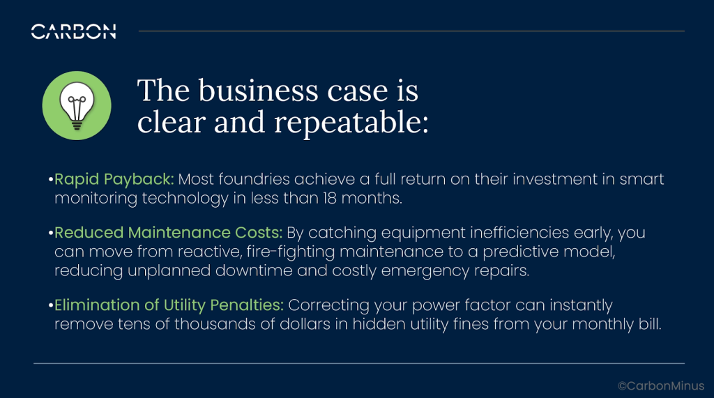 An image illustrating how foundry owners can reduce energy costs.